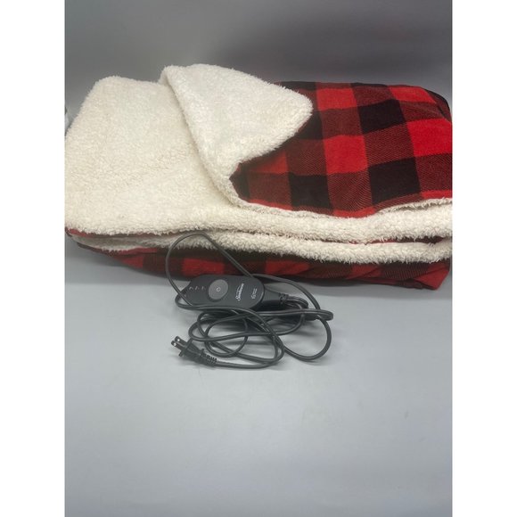 Sunbeam Bedding Sunbeam Warming Blanket Throw With Cord Three